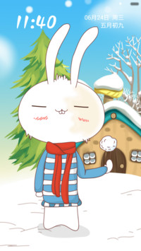 条条兔之打雪仗(双动态解锁)