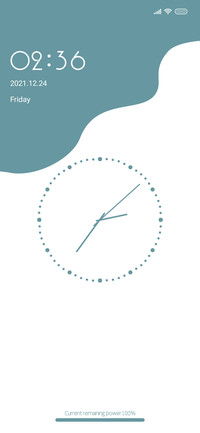 Minimalist clock