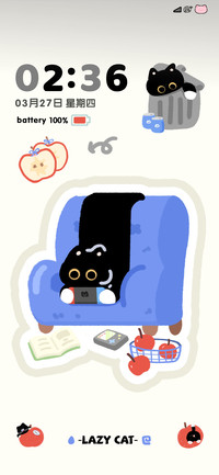 沙发小懒猫