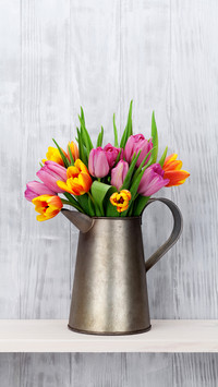 Add some materials during flower raising and watering 42