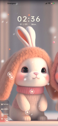 Warm winter rabbit