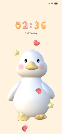 3D little duck