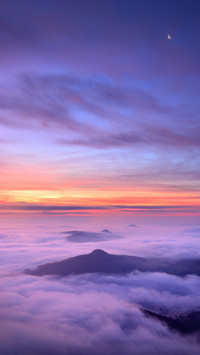 Magnificent Sunrise Paints the Sky in Pinks and Purples