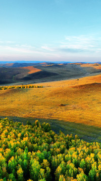 Erenhot autumn mountain field