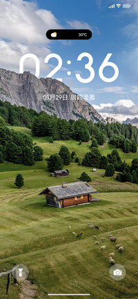 景深林中小屋