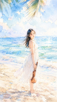 Illustration of beautiful girl