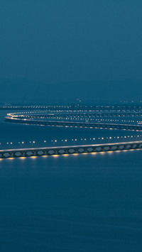 View of Second Bridge Penang from above