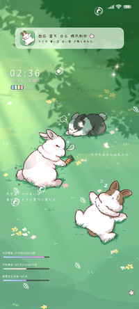 多壁纸林间治愈小兔