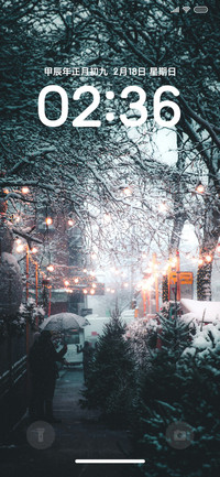 雪相遇 简约下雪