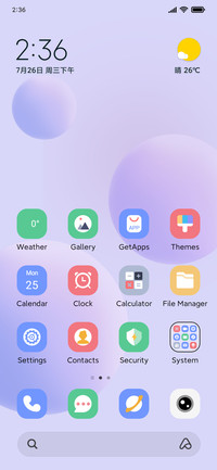 Blue purple sphere