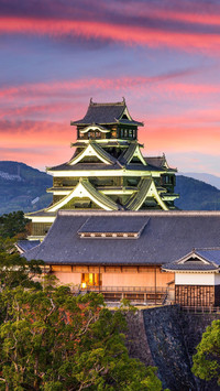 熊本城的“悬挂石”