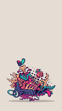 Illustration of cool sneakers