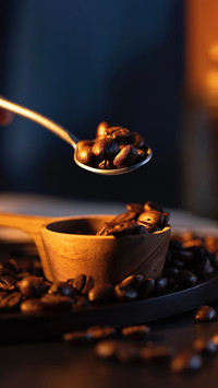 Selecting and serving coffee beans
