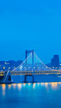 Xinghai Bay cross-sea bridge of Dalian,China