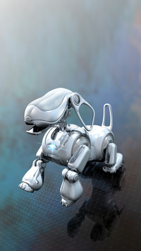 Robotic dog illustration