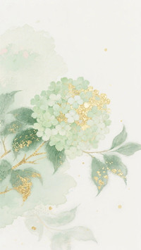 岩彩载夏 一半青绿一半金