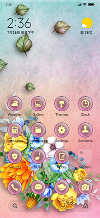 pastel flower