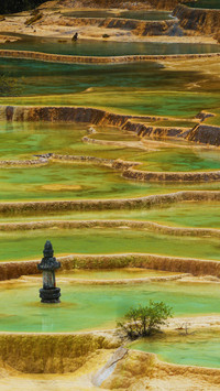 A secret tour of the colorful forest in jiuzhai