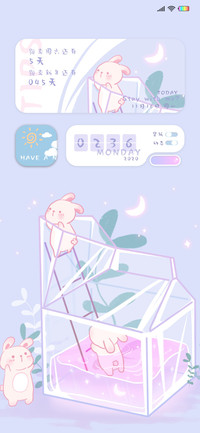 水晶可爱兔