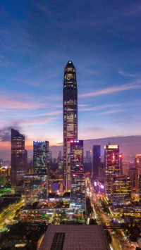 深圳cbd夜色-小米手机2019摄影大赛