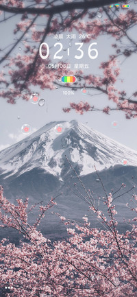 樱花雪山