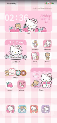 Kitty colorful
