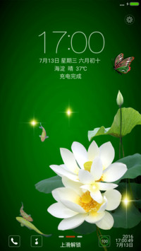 白莲花 动态锁屏+透明图标 7.13