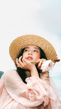 山野油画少女张雅钦