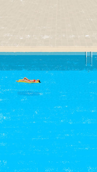 泳池插画