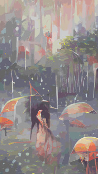 街景插画-拍信图库