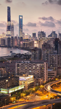 璀璨灯光扮靓城市夜景