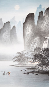 Ancient-style ink wash painting
