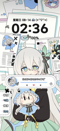 便签漫画少女