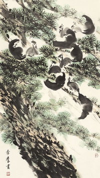 花鸟显情深