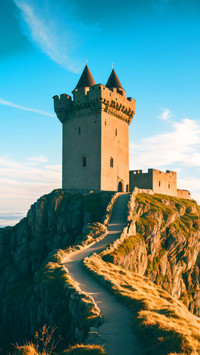 The golden hall on the mountain top