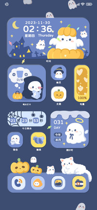 幽灵猫猫 万圣组件