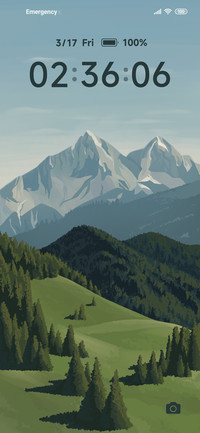 Mountain mirror