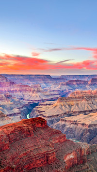The Gorge of the Grand Canyon at sunset
