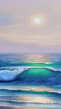 Wave Art Oil Painting