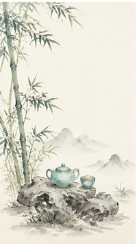 Ancient-style Four Seasons Ink Painting