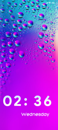 colorful dew