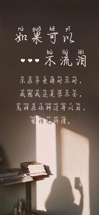 Aa如果可以不流泪