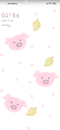Pink piglets