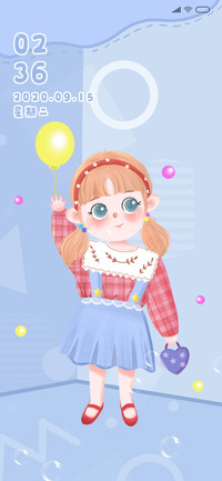 双马尾女孩