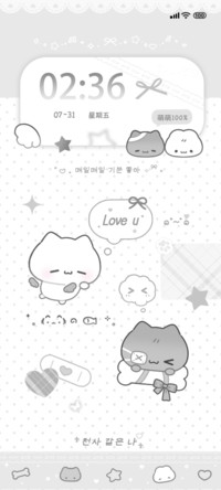 韩系黑白猫