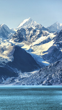 Snow Mountain with Glacier