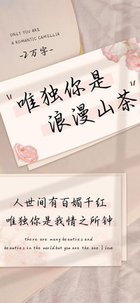 唯独你是浪漫山茶