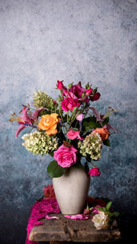 Roses in a vase