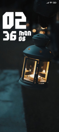 Snowy Lamp
