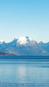 Hardanger fjords, in the foot of Ølve kvindherald , Norway
